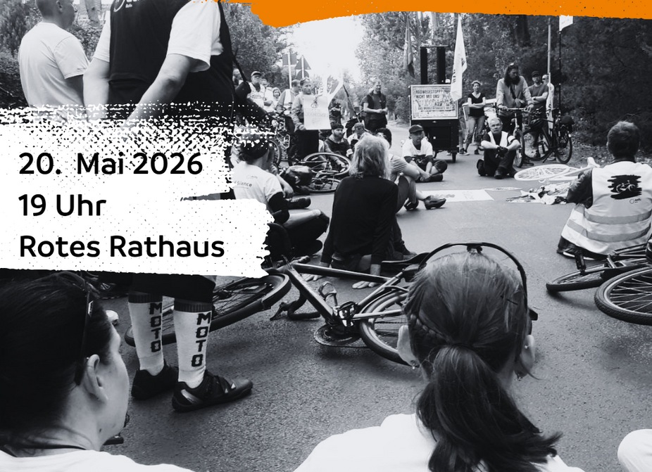 Sharepic: 20.05. für Sicherheit im Mobilitätsgesetz Stiller Protest am 20.05. für Sicherheit im Mobilitätsgesetz