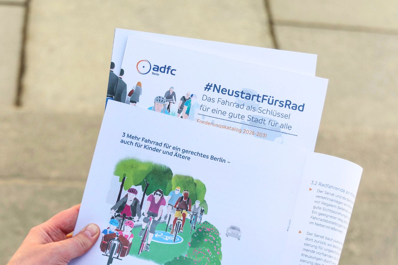 #NeustartFürsRad - Forderungskatalog 2026-2031 des ADFC Berlin #NeustartFürsRad - Forderungskatalog 2026-2031 des ADFC Berlin