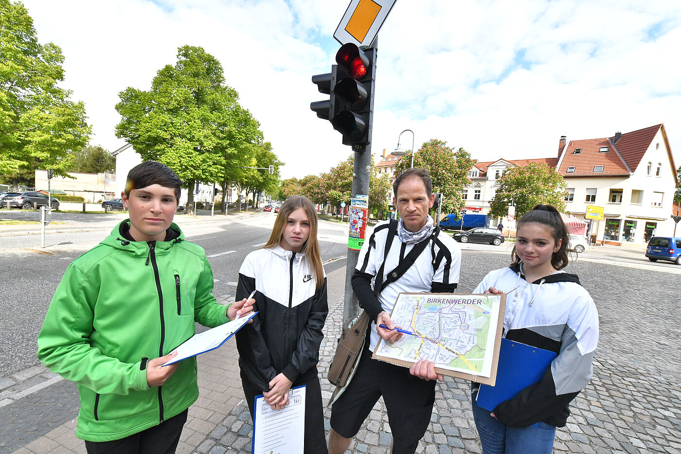 Schülerprojekt Radwege Birkenwerder