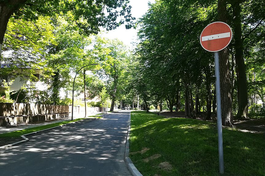 Edelhofdamm von Frohnau aus Edelhofdamm von Frohnau aus