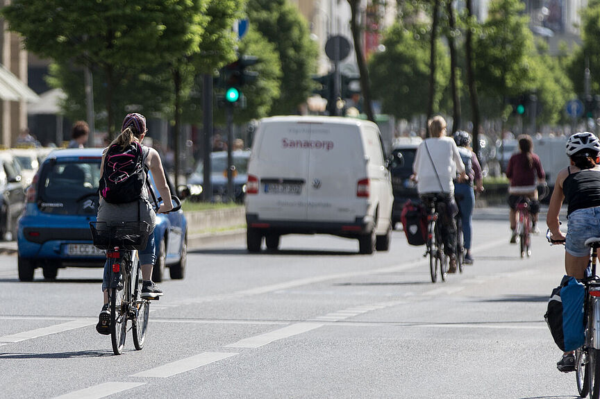 Radfahren in der Stadt Radfahren in der Stadt