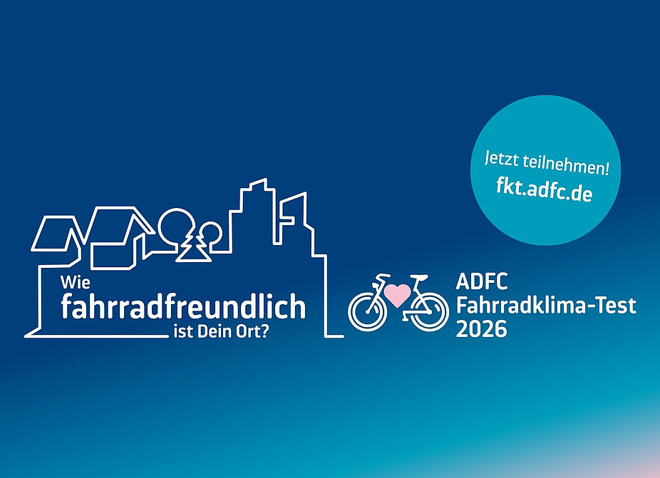 Grafik Quer ADFC-Fahrradklima-Test 2026
