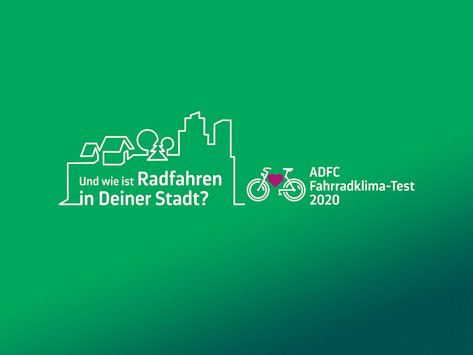 Key Visual ADFC-Fahrradklima-Test 2020