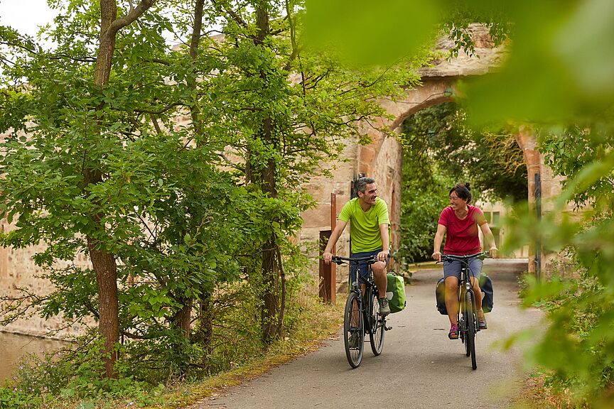 Qualitätsradrouten locken Radtouristen an. Qualitätsradrouten locken Radtouristen an.